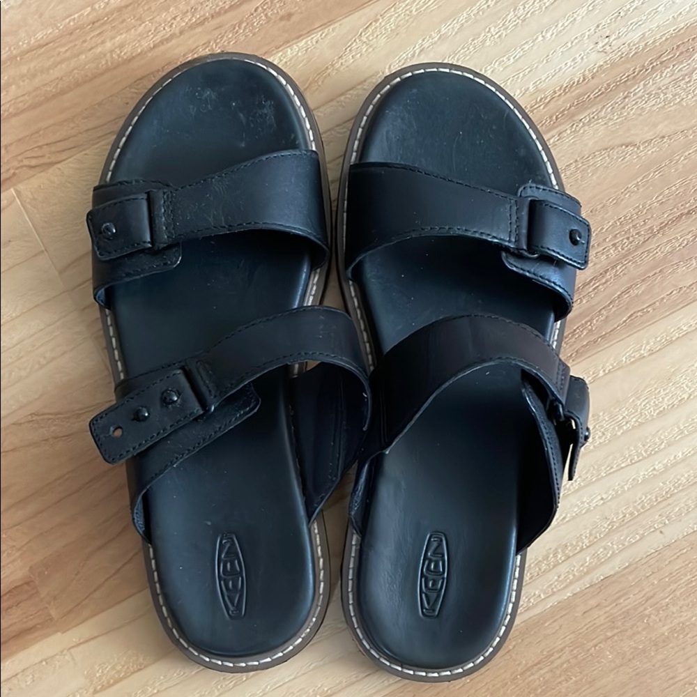 Keen Black Sandals Comfortable Adjustable Footwear
